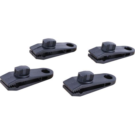 KesTek Planenhalter Planenspanner Zeltclip Befestigungsclip 4tlg PHS1 PVC (1/3)