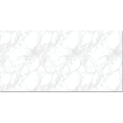 SALPICADERO DE COCINA Minimalista - Blanco - Vetas grises 60x30 cm (1/3)