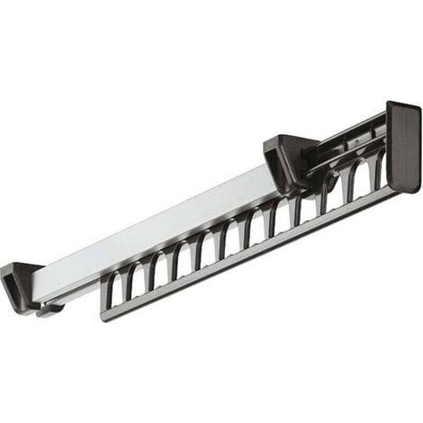 1 paquet de cintres pour garde-robe, cintre coulissant coulissant, supporte 12 cintres, longueur 315mm (1/4)