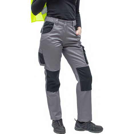Damen-Arbeitshose, Cargohose, Damen-Arbeitshose, hoher Bund, Größe 3XL (46)