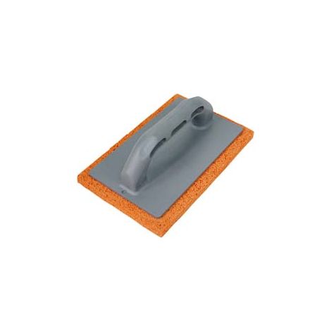 FRATTONE IN SPUGNA ARANCIO MANICO PLASTICA- - cm.24x10 - 3 pezzi