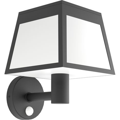 Luce Solare Esterno Moderna Altilia Policarbonato Nero E Bianco Led