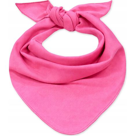 Sciarpa da collo, sciarpa triangolare, bandana, cotone, corallo (1/5)