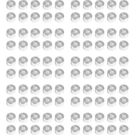 100x Joint plat de colonne en aluminium Douille en aluminium 6 mm Douille en aluminium Barrière en aluminium Accessoires pour imprimante 3D pour Openbuilds()