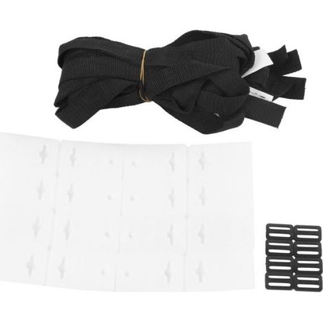 Courroie d'enrouleur de piscine Kit de Fixation pour Enrouleur de Bâche Solaire, 8 Sangles en Plastique jouets flotteur (1/4)