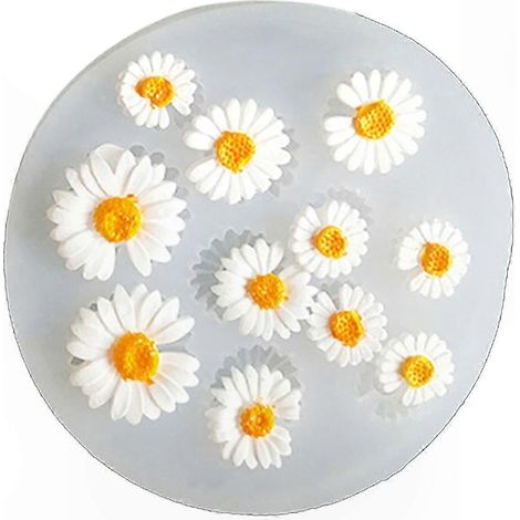 Moule à bougie en silicone forme fleur, pour résine époxy, savon, chocolat, bonbons, pâte à sucre, décoration grand gâteau mariage (1/5)