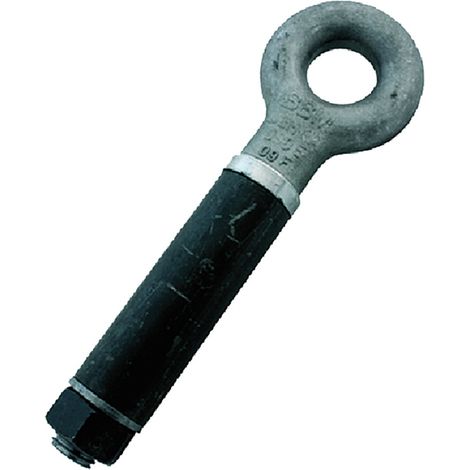 OCCHIONE GIREVOLE PER TIMONE Kg 6000 (massa trainabile) - lungh. cm 27 foro mm 45