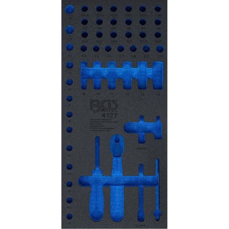 Insert de Servante d Atelier 1/3 Vide - 40 x 193 x 405 mm - Compatible Servante 4127 - Organisation Optimale - D-Work