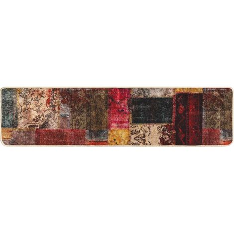Runner Tappeto MARSA Multicolore 50 x 400 cm Poliestere e PVC vidaXL