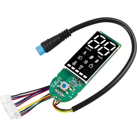 M365Pro2 Scooter Original Instrument Panel Bluetooth Version Circuit Display Screen Four-line Instrument Panel (1/4)