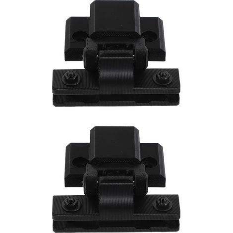 Charnière de Couvercle pour Platine Vinyle, Charnière de Tourne-Disque en Plastique Noir, Compatible avec Modèles Sl-1200, Mouvement Fluide, Protection Poussière et Chocs (1/5)
