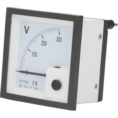 Analoges Voltmeter 0-300 V, Zeigeranzeige, Einbauvoltmeter für Geräte (1/5)