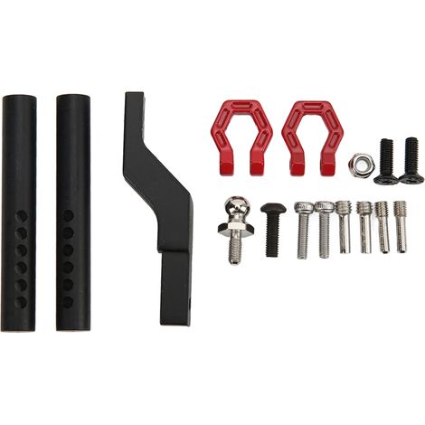 Pare-chocs arrière en métal pour voiture de simulation tout-terrain RC Axial SCX10 1/10 (1/5)
