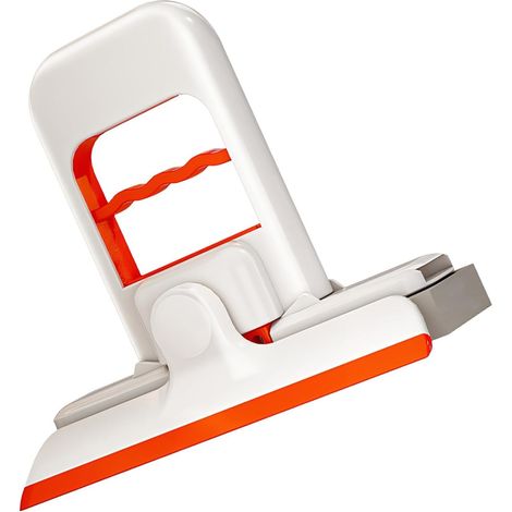 Balai court avec essorage automatique - Équipement pour l'élimination de la poussière, serpillère pour nettoyage humide et nettoyage de cuisine, salle de bain, chambre, salon, fenêtre, intérieur de (1/5)