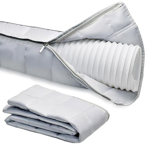 Tuyau de climatisation - Isolation - 150 x 50 cm - Pour climatisation portable - Accessoire de fenêtre pour climatisation (1/5)