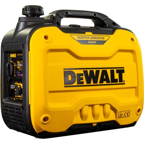 Generatore a benzina con inverter DeWalt DXGN i20 E Generatore di corrente 2000 W 5000 ml 1× 230 V, 1× 12 V DC uscita, 2x porte USB (1/5)