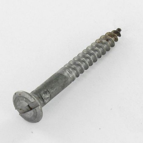 Vis bois Tête fraisée bombée TFB Fendue 3.5X20 Acier brut Diamètre de tête: 8-1 pièce