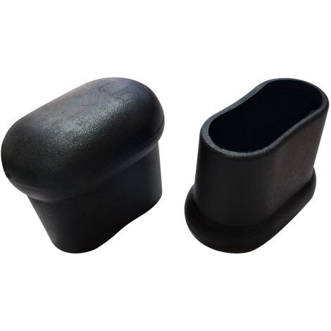 PUNTALE OVALE ROBUSTO A PERA ø mm  25 x 50 nero 25 PZ