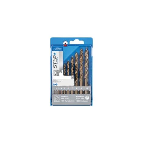 PUNTE HSS-G RETTIFICATE STEP+ IN SET DA PEZZI 10 - 1 pezzi KRINO