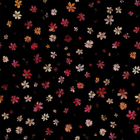 Tela decorativa para exteriores Oxford - Motivo floral I DX5165 (1/5)