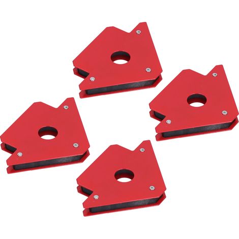 Positionneur de soudage magnétique multi-angles (4 pièces, 11,3 kg) en acier inoxydable, 45°, 90°, 135°, 180° (1/5)
