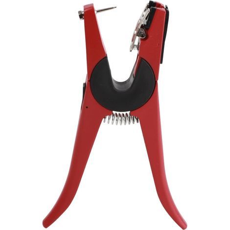 Pince d'étiquette d'oreille de bétail de porc outil d'élevage pour vache mouton chèvre animaux de ferme rouge (1/5)