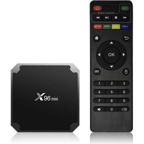 X96 Mini Smart TV Box 2+16 GB, Android 7.1.2, Quad-Core-Multimedia-Player, WLAN, 4K H.265 HDR mit LED-Anzeige (1/4)