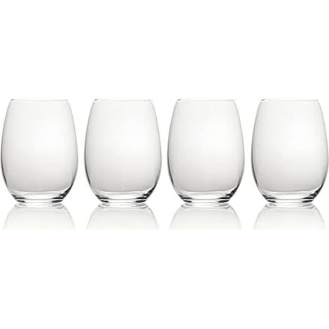 Lunettes de luxe en cristal sans plomb Transparent, Verre, transparent, 19.75 oz (1/2)