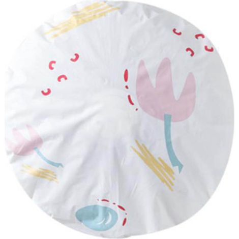 Housse De Protection Pour Ventilateur Électrique - En PEVA Souple Imprimé Floral - Couvre-Poussière Réutilisable Avec Élastique - 1 Pièce (1/2)