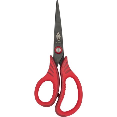 WEDO CISEAUX POUR GAUCHER 14,5 CM GRIPY - CISEAUX DE BRICOLAGE AVEC LAME EN TITANE ET GRIP 771671