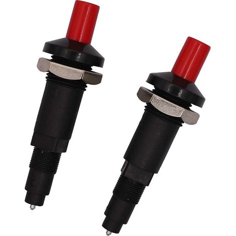 5 pcs Terre étoile Chauffage au gaz une seule prise Piezo Igniter Bougie d'allumage Push Button en céramique Brûleur d'allumage (1/3)