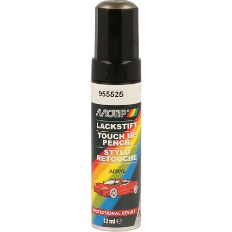 PINCEAU RETOUCHE KOMPAKT 955525 GRIS METALLISE 12ML MOTIP