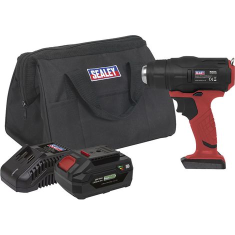 Sealey SV20 Series Cordless Heat Gun Kit 20V 2Ah CP20VHGKIT (1/5)