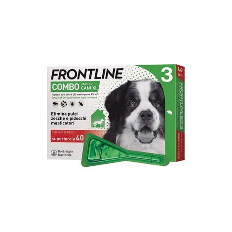 Frontline Combo Per Cani Extra Large - in confezione da 3 pipette
