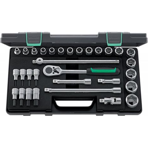 Set  di  chiavi  a  bussola  Stahlwille  52/54/25/6  31  pz.  1/2″  SW  8-32  mm  Numero  denti  36  esagonali  -  96031239
