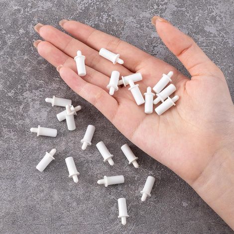 Ensemble de 50 accessoires pour stores romains/stores enrouleurs : goupilles, aucun perçage requis, clips pour une installation et un retrait faciles. (1/5)