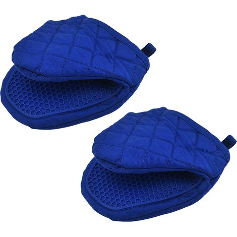 1 paire de gants de cuisine, silicone, néoprène, antidérapant, anneau de suspension, four, barbecue (1/5)