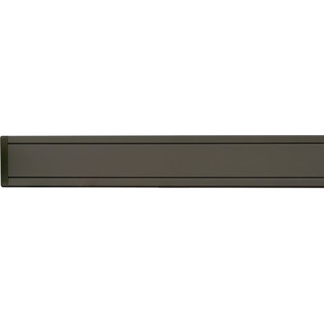 ECO-Alupfosten 68x68x1850 cm m.Verstärkung+Kappe, Anthrazit