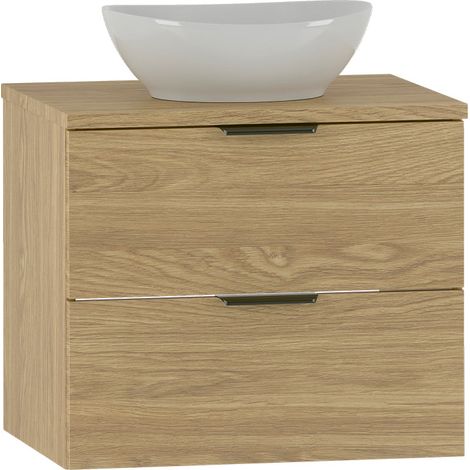 Mobile bagno con lavabo Astrid marrone 60cm (1/5)