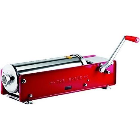 Facem 9560020 Insaccatrice Manuale Tre Spade Cilindro Acciaio Inox 10 Kg con Imbuti 10 20 30 40 mm colore Acciaio