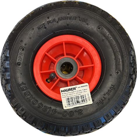RUOTA PNEUMATICA X CARRELLO MAURER INTERASSE 7CM