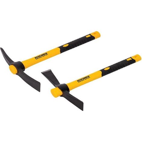 Roughneck ROU 64015 - Set da 2 pezzi, tra cui: 1 micro plettro e 1 taglierina Mattock (entrambi 380 mm, 15"), giallo (1/5)