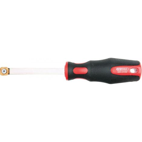 Kstools – Grattoir pour disques de frein – Longueur 215 mm – Poignée bi-composant – Avec trou de suspension pour nettoyage efficace (1/5)