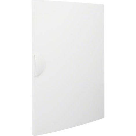 Hager – Porte opaque pour coffret électrique 3 rangées 18 modules – Installation facile – Indice de protection IP40 – GP318P
