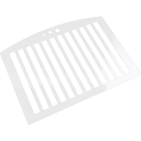Règle de salle classe en plastique blanc VILLCASE, légère et (1/5)