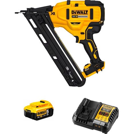 Nagler DeWALT DCN650P1-SK (1 x 5,0 Ah + DCB1104) (1/4)