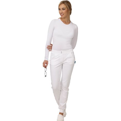 Pantalón de mujer Siggi Hope 04PA0828 blanco - 38 (EU) - Blanco (1/2)