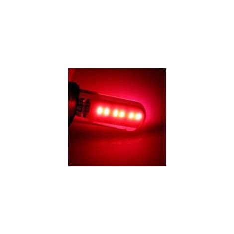 LED-Diodenlampen für Positionslicht, T10 W5W, COB 12-Kern, 12V, Rot, Canbus - fehlerfrei, ohne Fehler