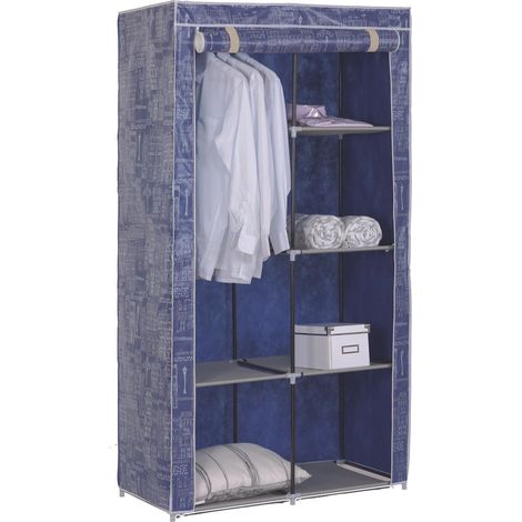 Garderobengarderobe in TNT mit Regalen