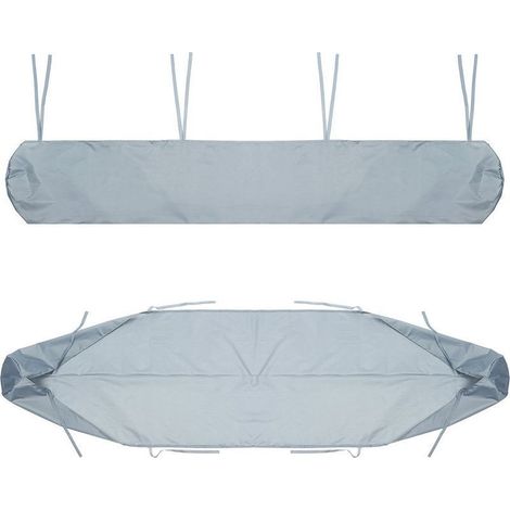Housse de protection pour auvent d'extérieur, argent 4 m/11,12 pieds, housse de protection pour auvent de terrasse, housse de store enrouleur rétractable, tissu Oxford étanche à la poussière, housse d (1/5)